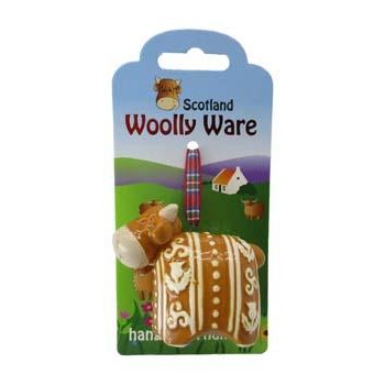 Ceramic Highland Cow Hanging Ornament