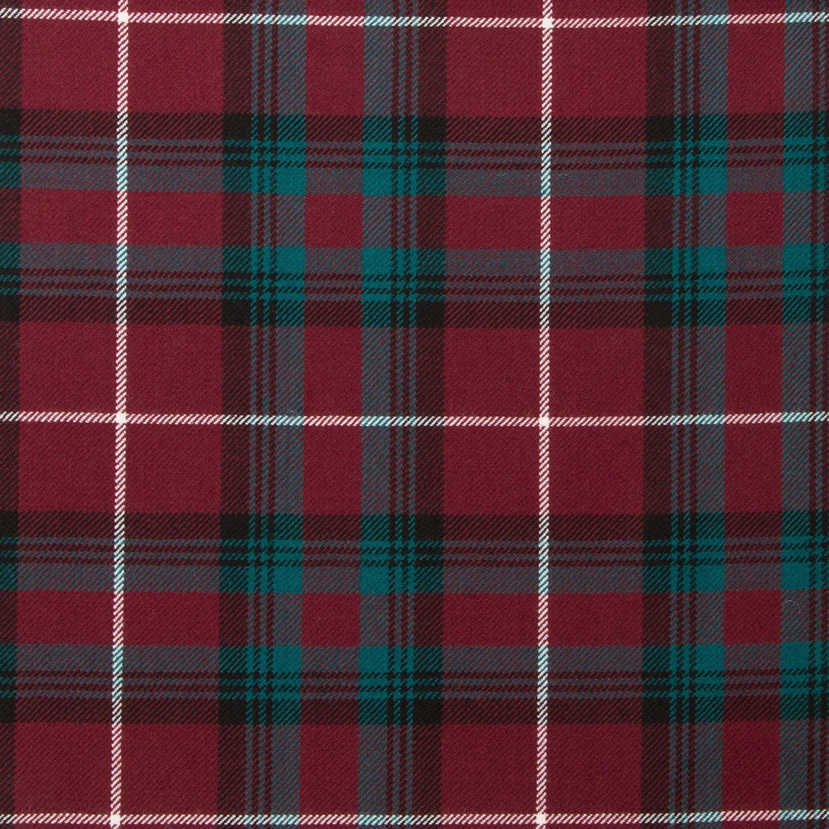 Stuart of Bute Modern Tartan — Scottish Worsted Wool Scarf