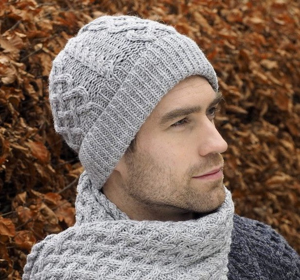 Aran Trellis Knit Beanie | Unisex [3 Colors]