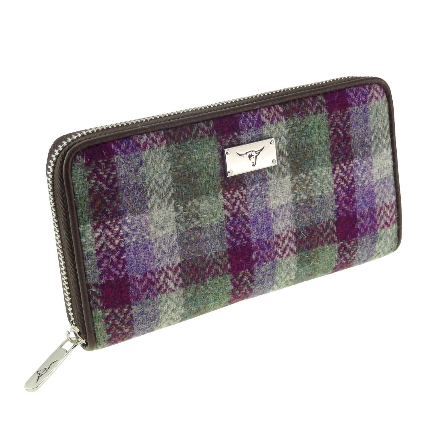 Harris Tweed Long Zip Wallet [22 Colors]