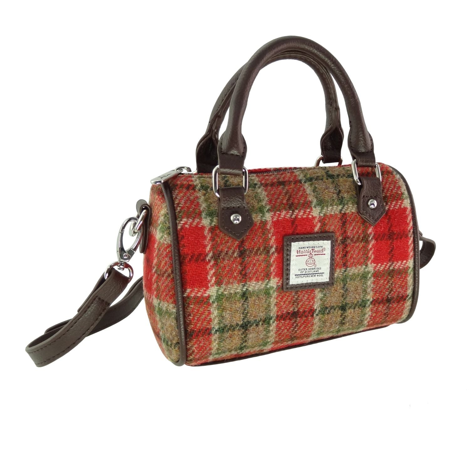 Harris Tweed Mini Bowling Handbag [11 Colors]