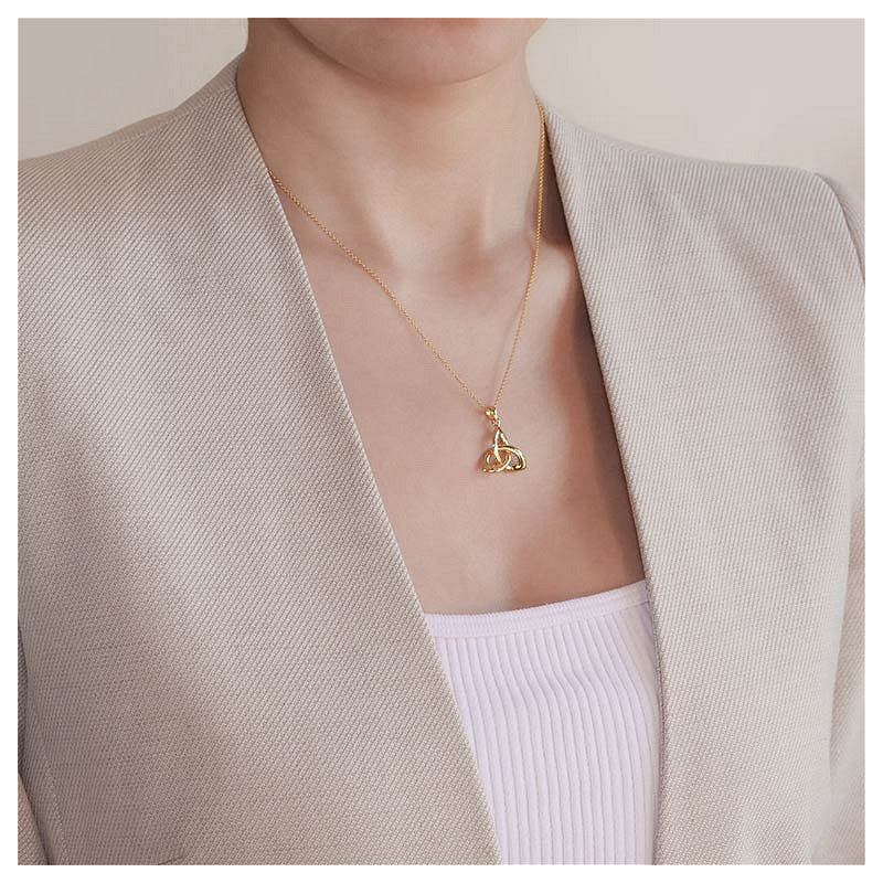 14KT Gold Vermeil Trinity Necklace