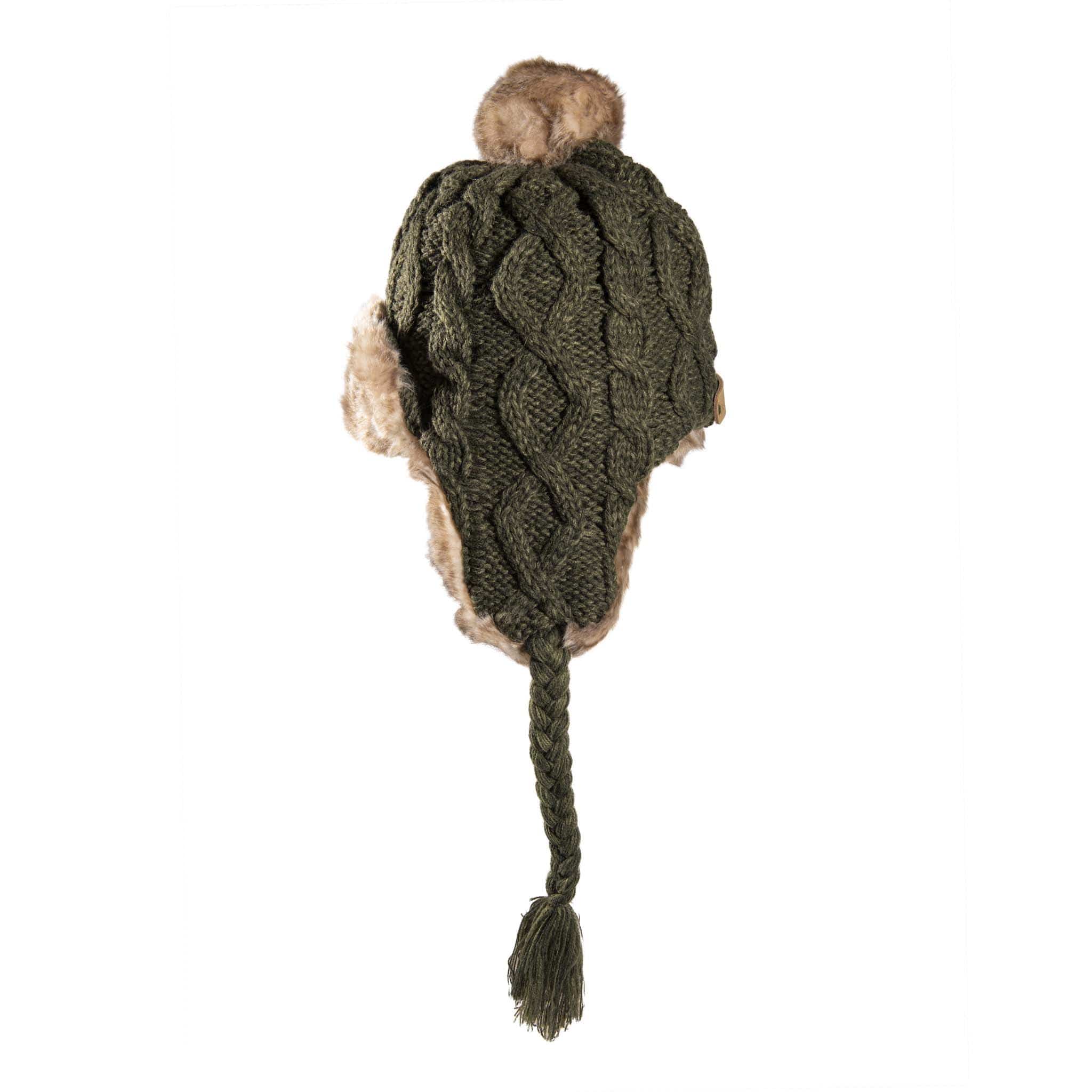 Aran Cable Trapper Hat [3 Colors]