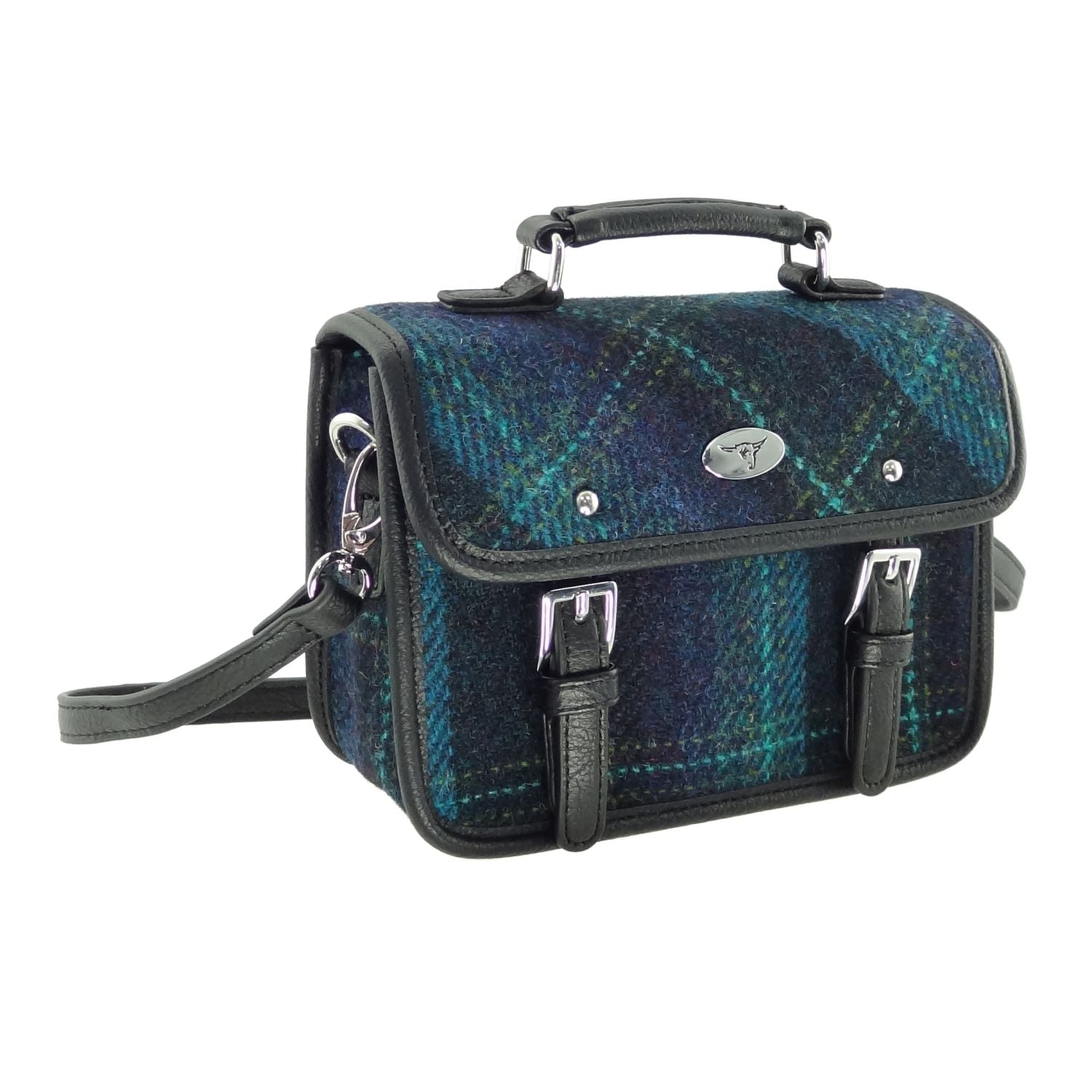 Bervie Harris Tweed Mini Satchel [6 Colors]