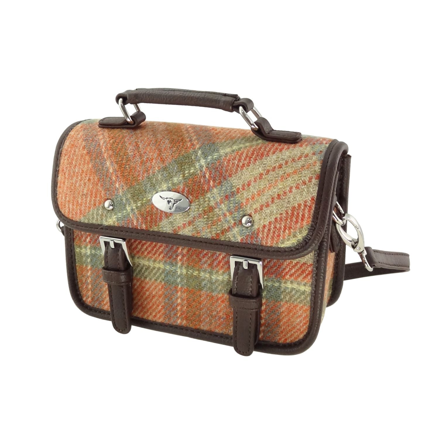 Bervie Harris Tweed Mini Satchel [11 Colors]