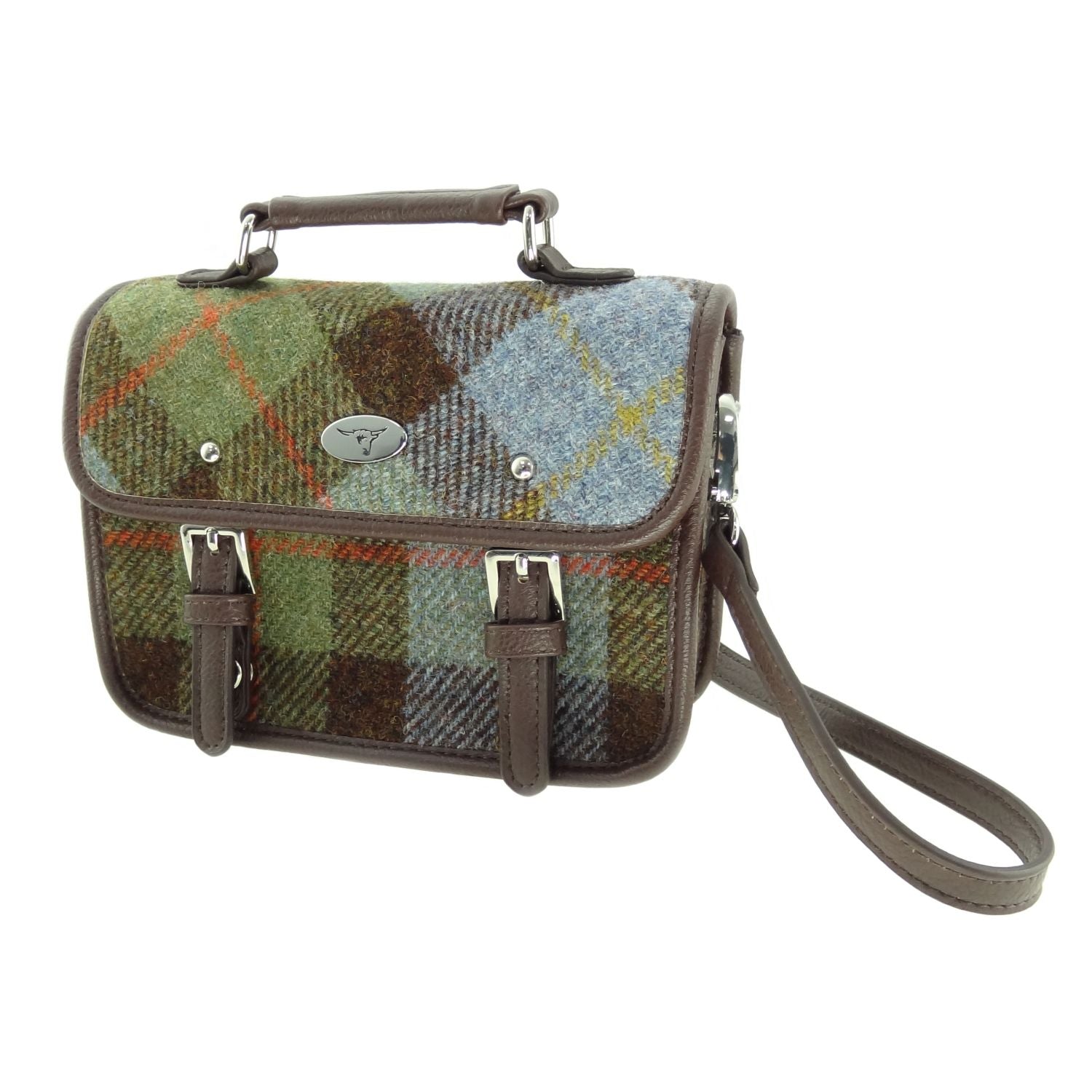 Bervie Harris Tweed Mini Satchel [6 Colors]