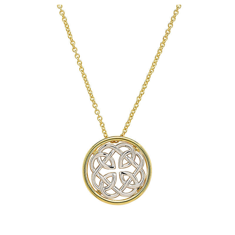 14KT Gold Vermeil Celtic Necklace