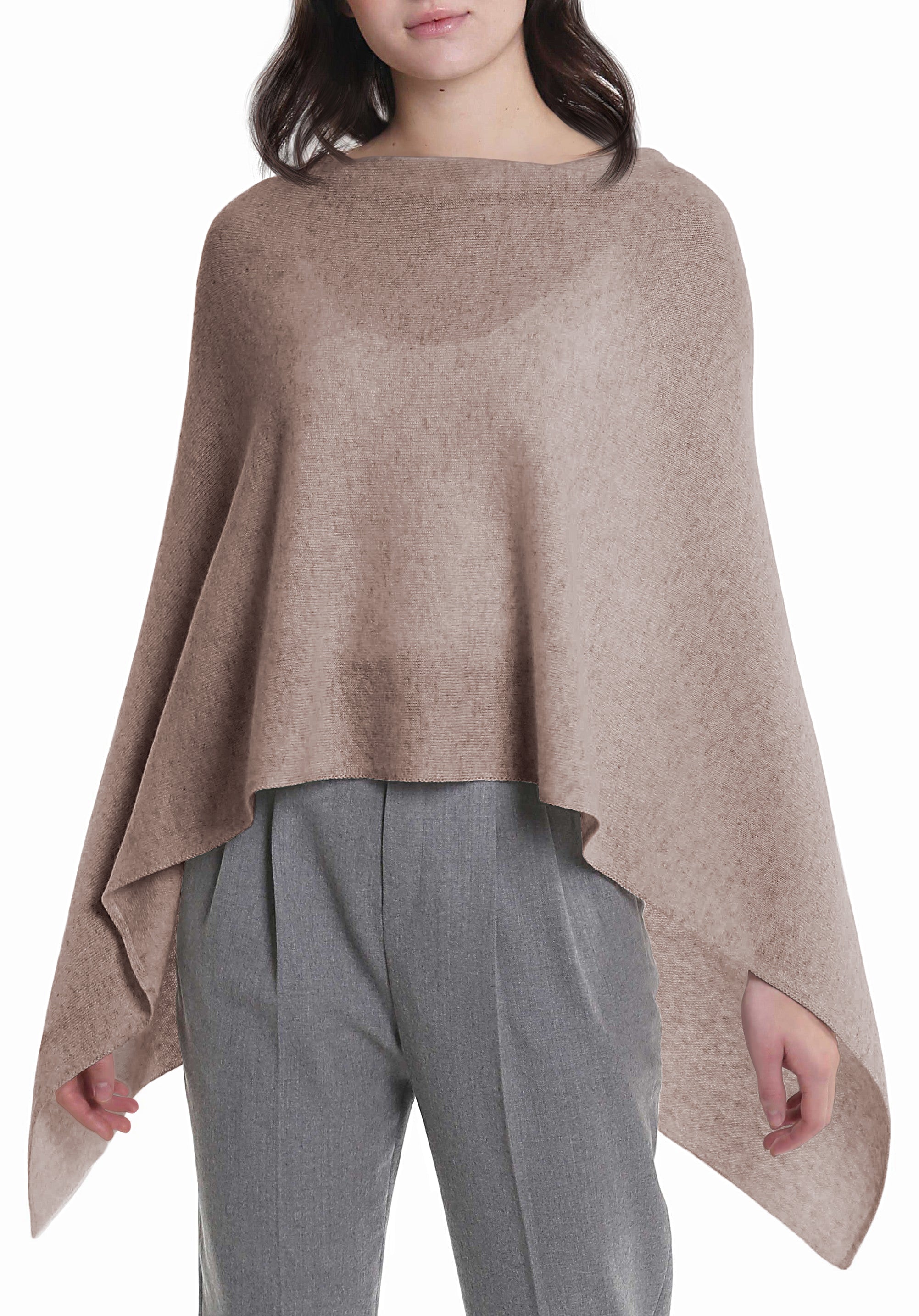 Cashmere Poncho and Dress Topper (15 Colors]