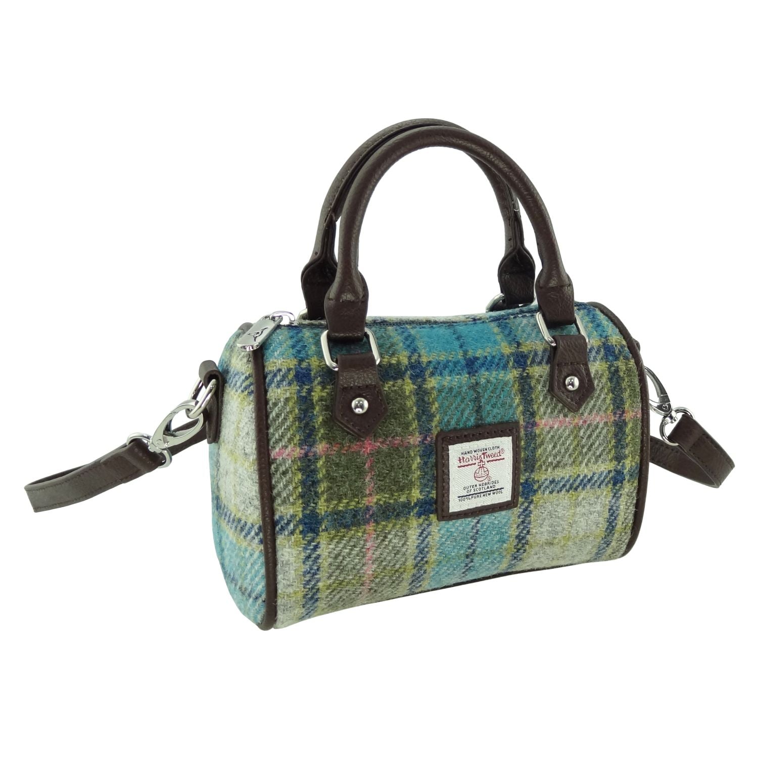 Harris Tweed Mini Bowling Handbag [11 Colors]