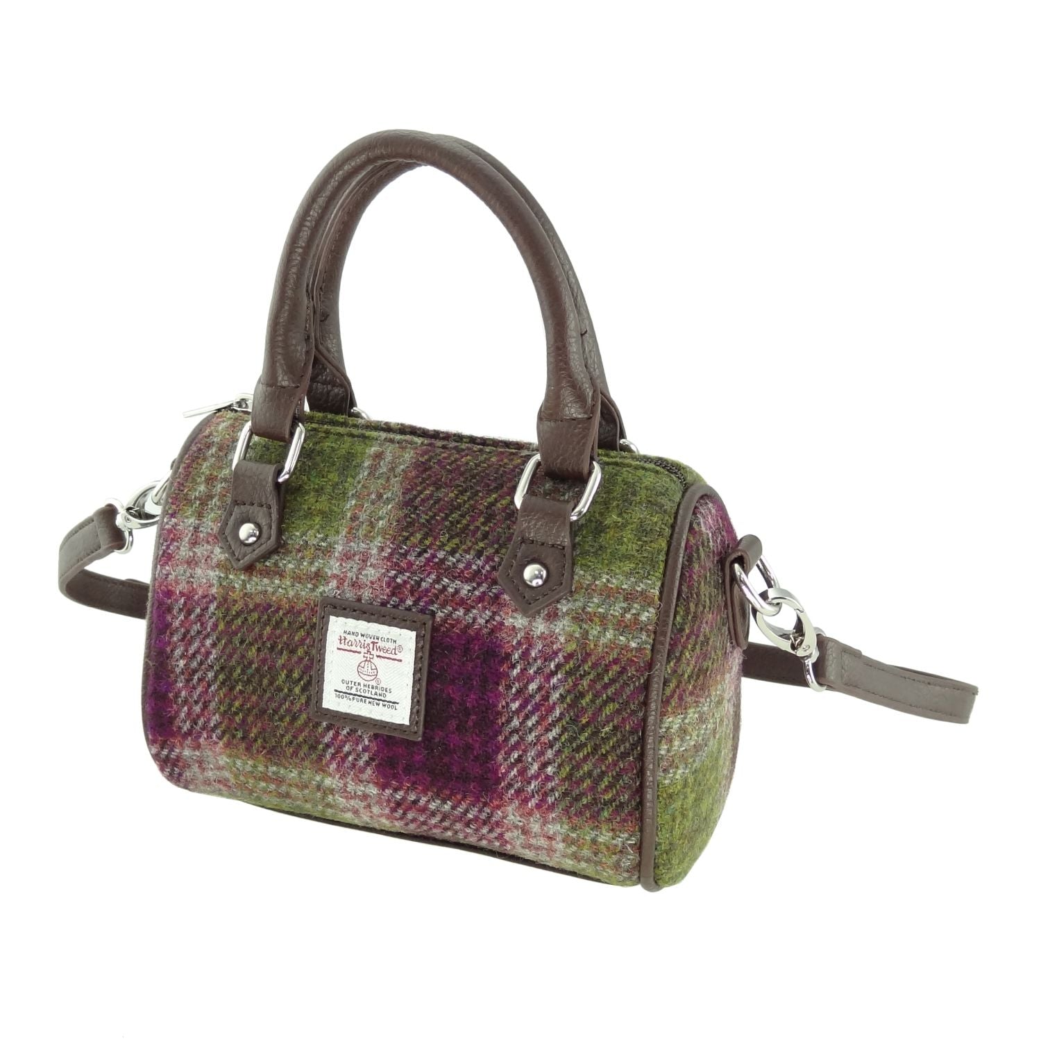 Harris Tweed Mini Bowling Handbag [11 Colors]