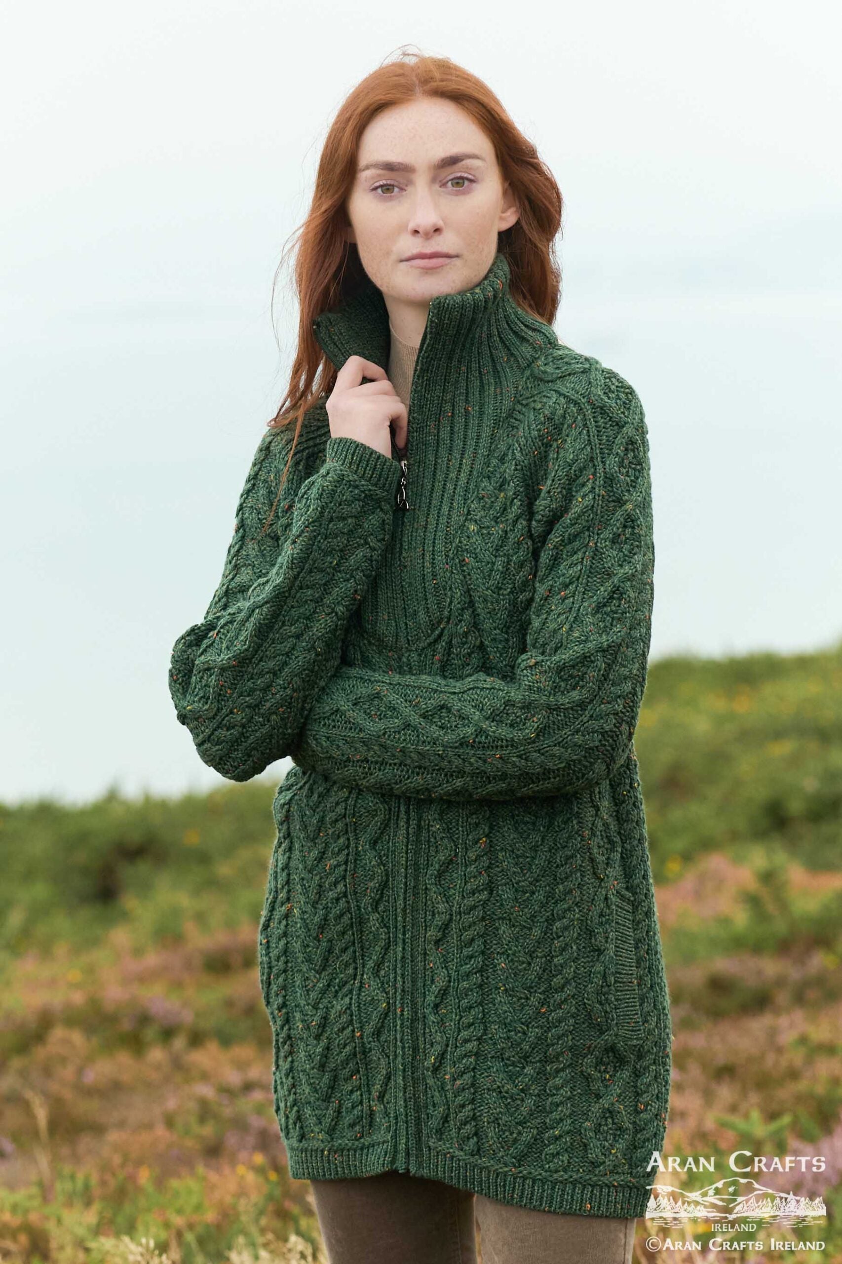 Ventry Troyer Neck Zip Coat