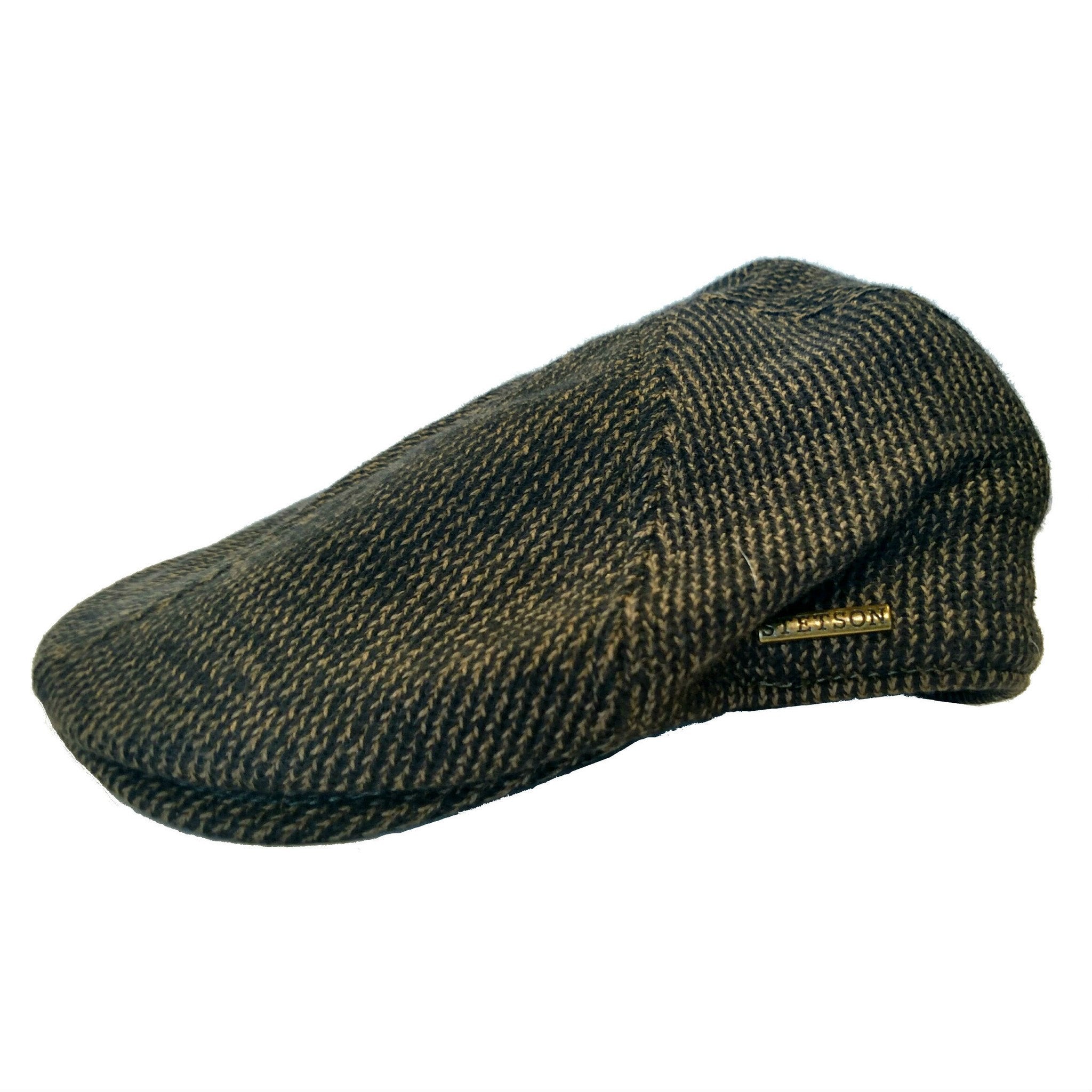 black & camel driving cap for men