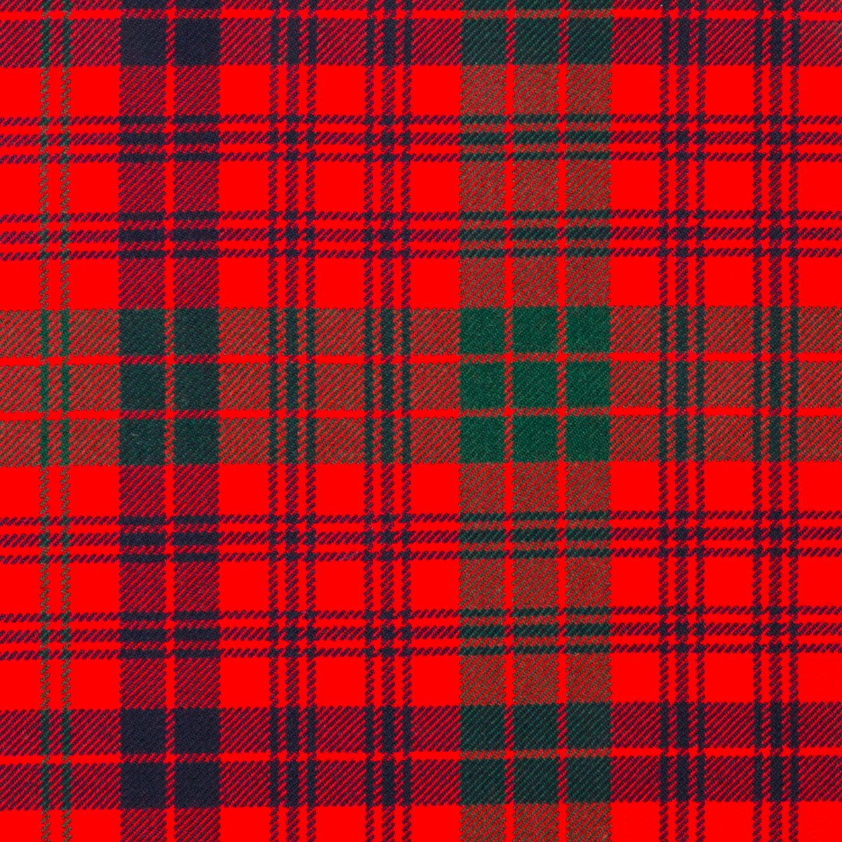 Worsted Wool Tartan Handkerchiefs / Pocket Squares — [ 42 Tartans ]